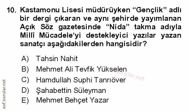 Soru 10
