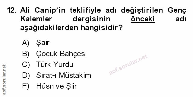 Soru 12