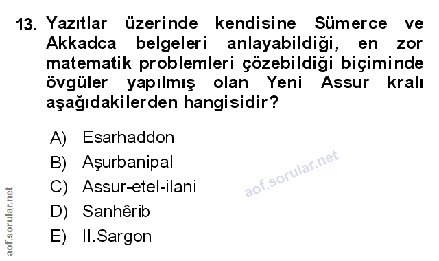 Soru 13