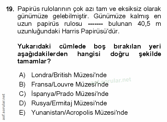 Soru 19