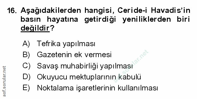 Soru 16