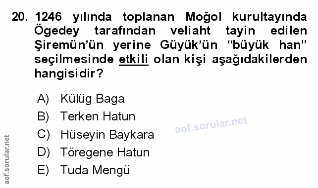 Soru 20
