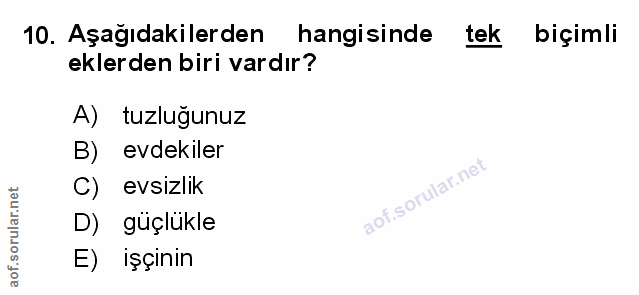 Soru 10