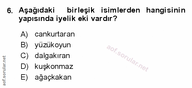 Soru 6