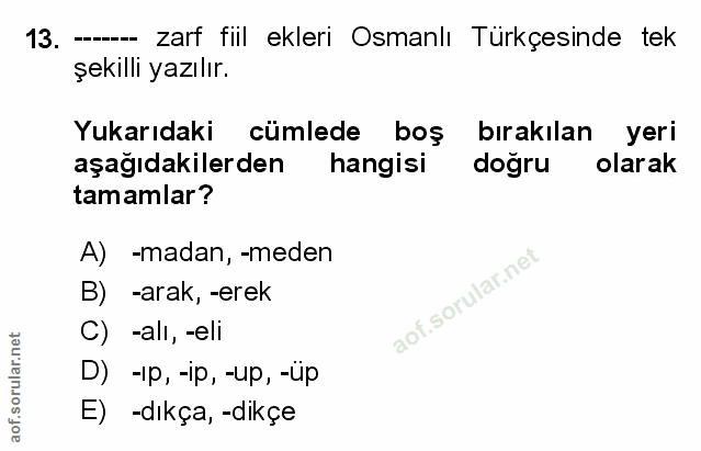 Soru 13