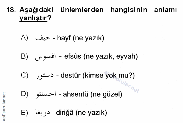 Soru 18