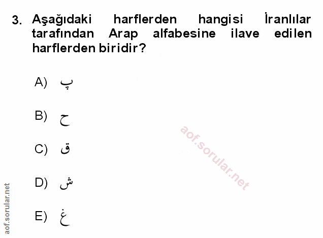 Soru 3