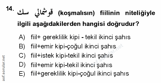 Soru 14