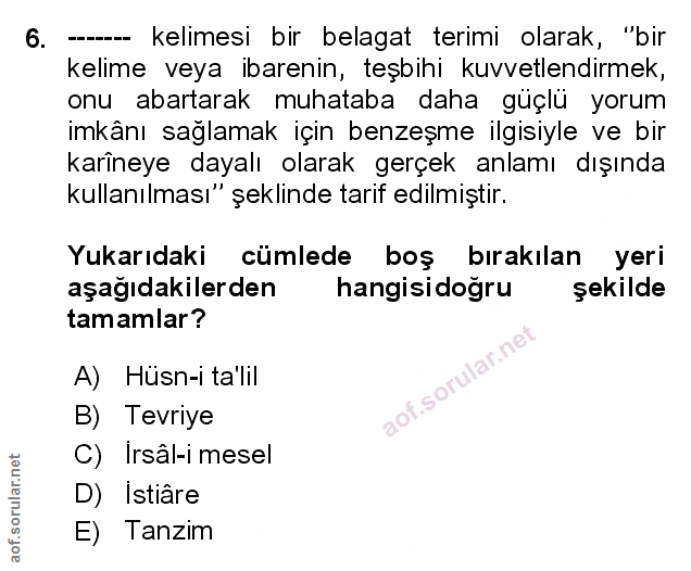 Soru 6