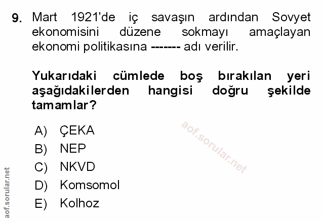 Soru 9