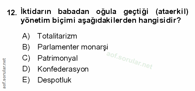 Soru 12