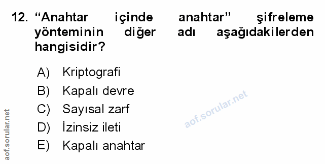 Soru 12