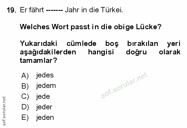 Soru 19