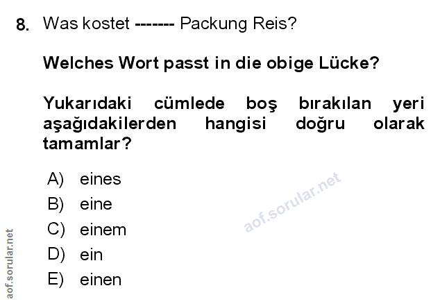 Soru 8