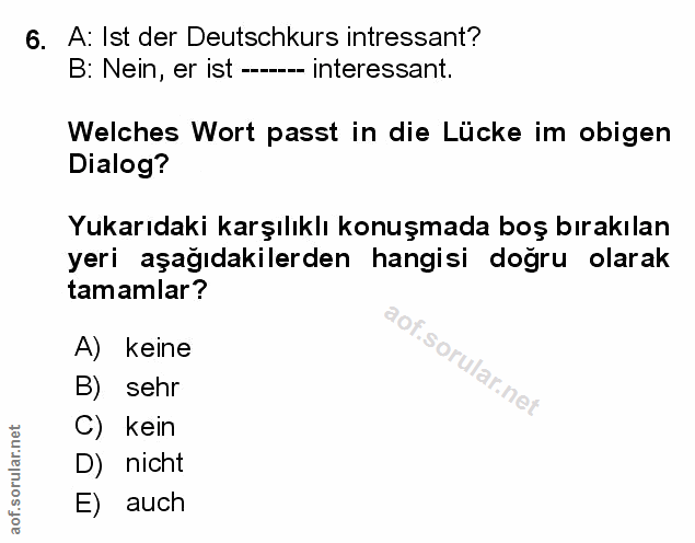 Soru 6