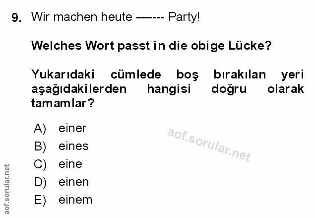 Soru 9