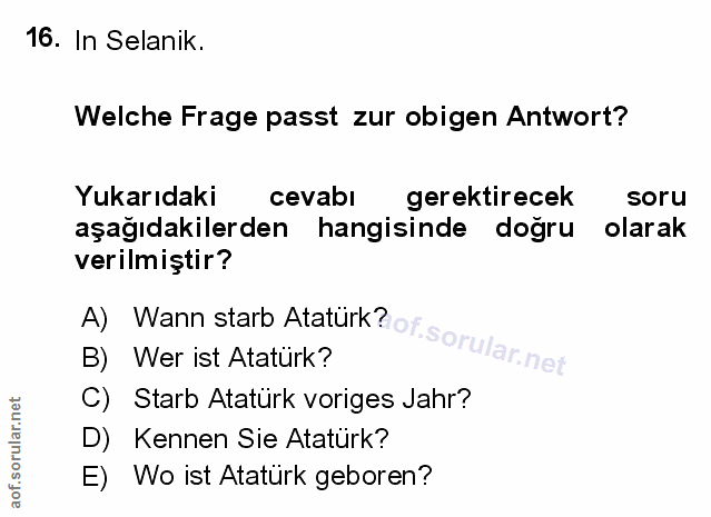 Soru 16