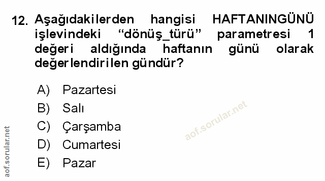 Soru 12