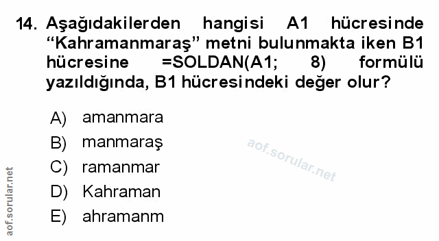 Soru 14