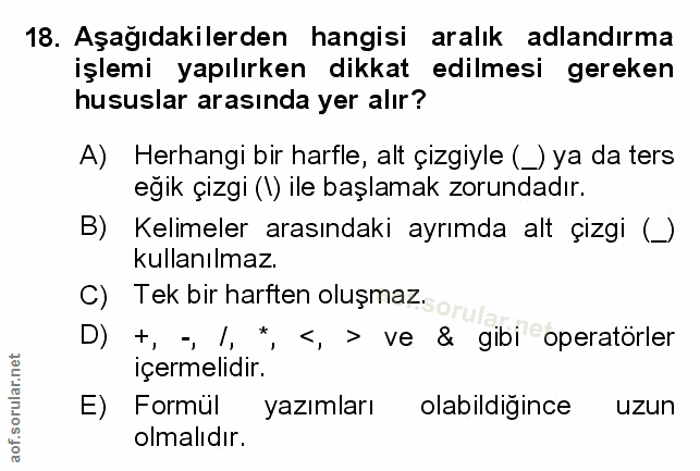 Soru 18