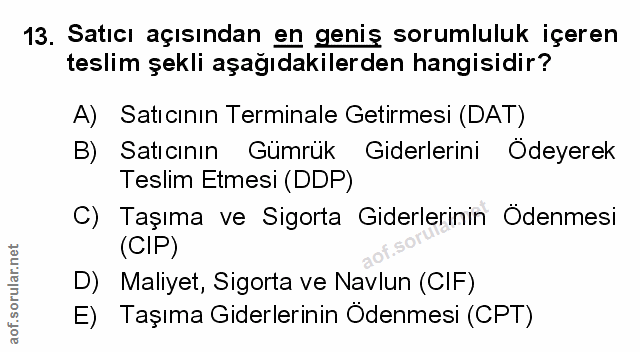 Soru 13