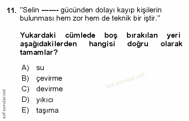 Soru 11
