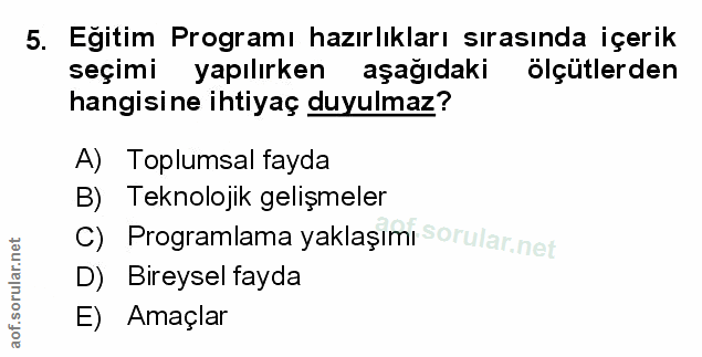 Soru 5