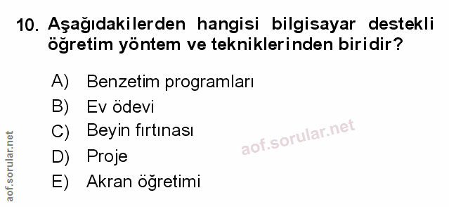 Soru 10