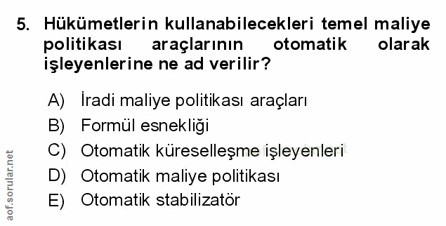 Soru 5