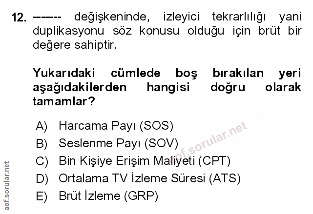 Soru 12