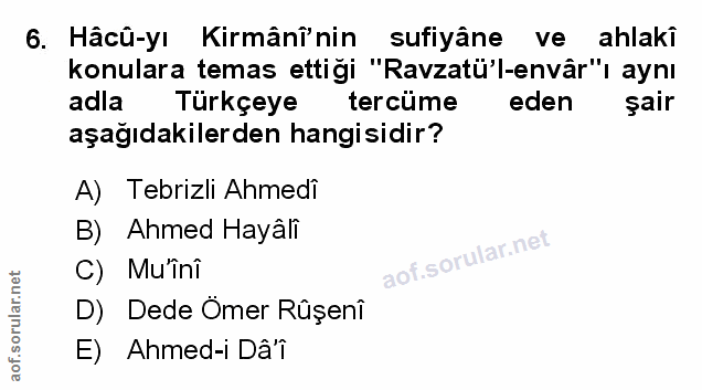 Soru 6