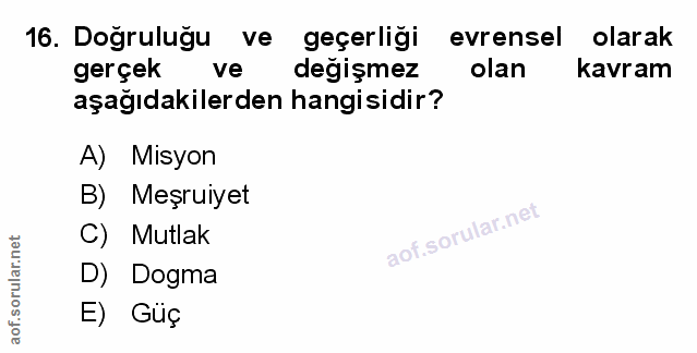 Soru 16