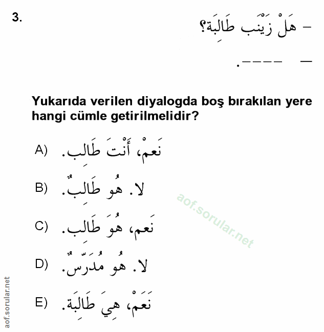 Soru 3