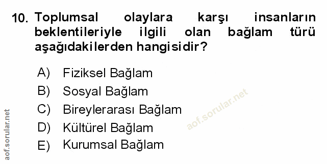 Soru 10