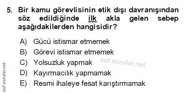 Soru 5