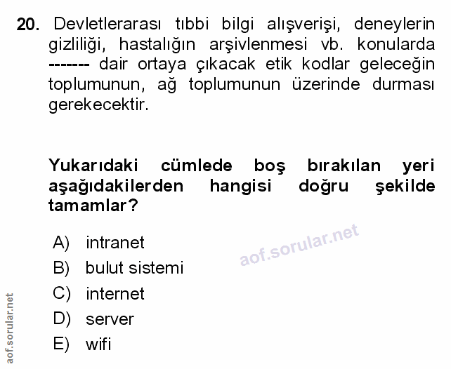 Soru 20