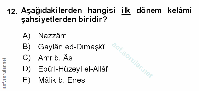 Soru 12