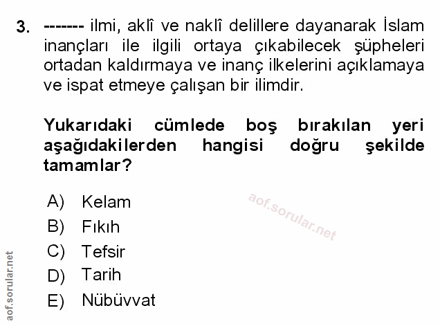 Soru 3