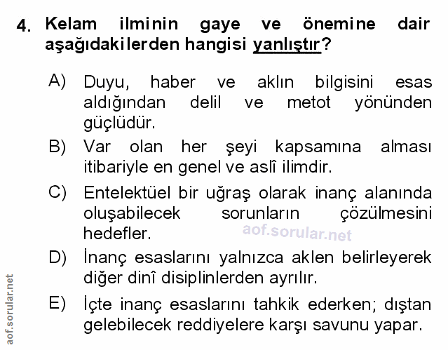 Soru 4