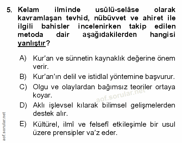 Soru 5