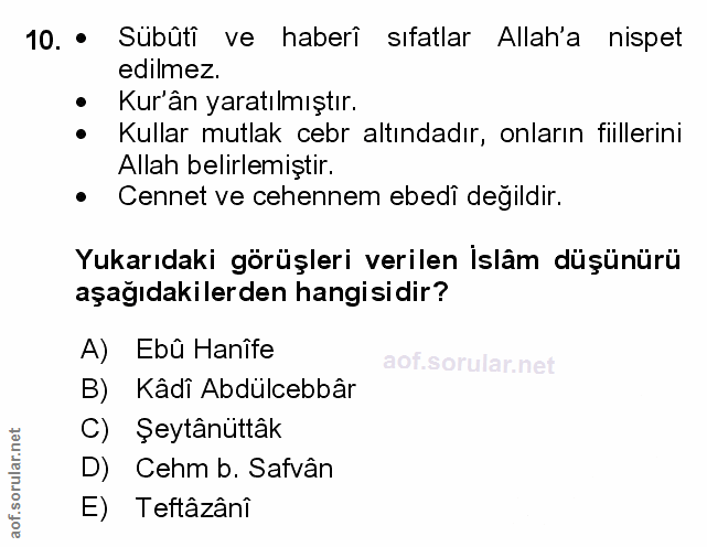Soru 10