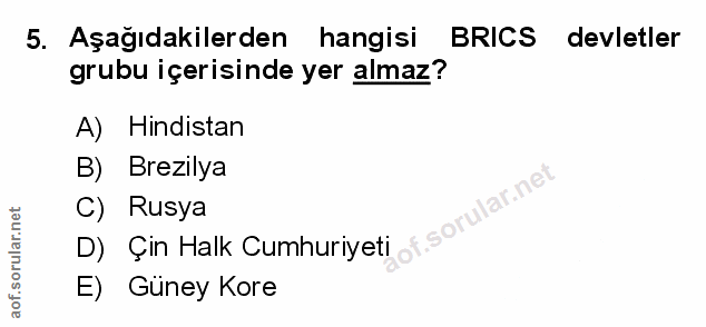 Soru 5