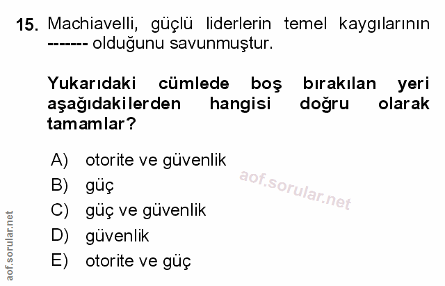 Soru 15