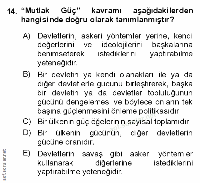 Soru 14