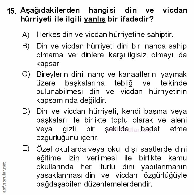 Soru 15