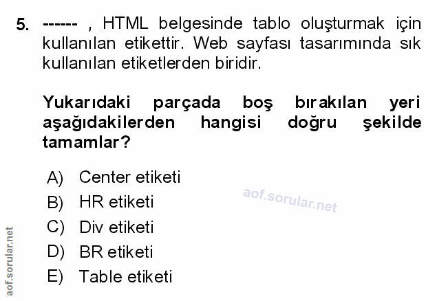 Soru 5