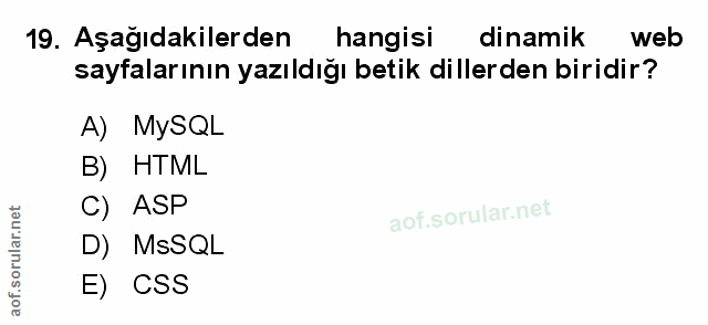 Soru 19