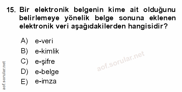 Soru 15
