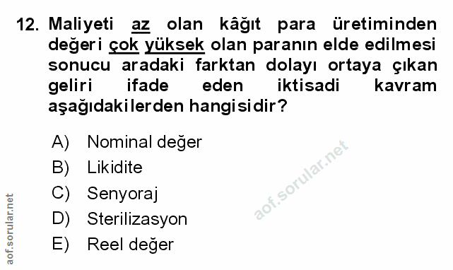 Soru 12