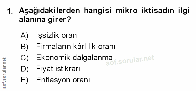 Soru 1
